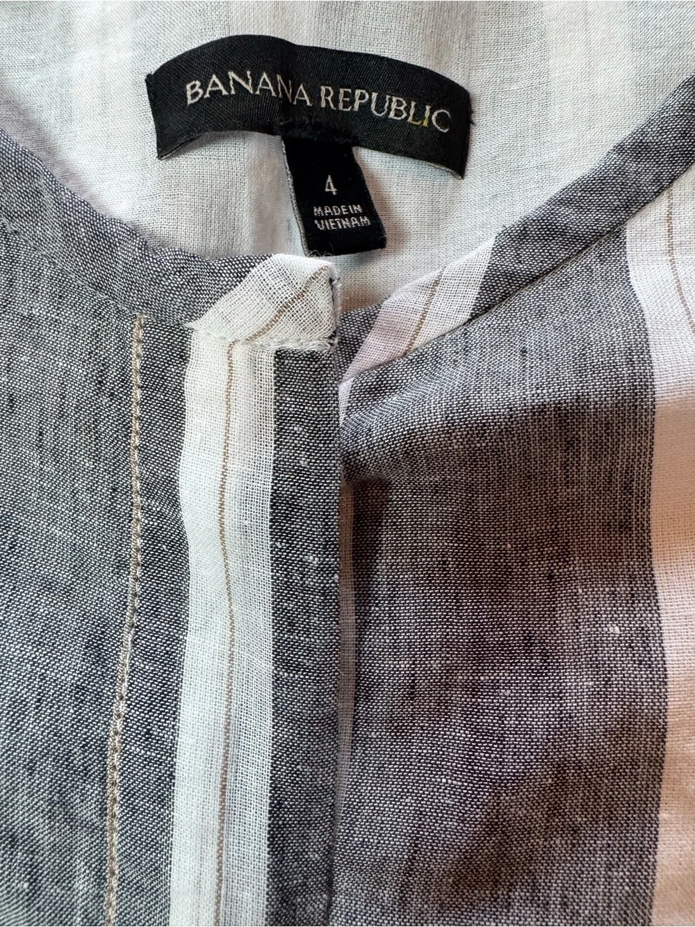 Banana Republic lightweight striped